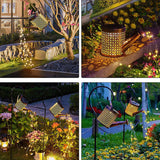 2PCS Solar Watering Can LED Light Strings – Outdoor Decorative Solar Lanterns, IP65 Waterproof Garden Lights