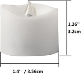 LED Tea Lights Flameless Candles with Timer – 12 Pack Warm White Flickering Candles for Christmas, Weddings, Home Decor & Parties
