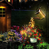 2PCS Solar Watering Can LED Light Strings – Outdoor Decorative Solar Lanterns, IP65 Waterproof Garden Lights