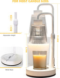 Candle Warmer Lamp with Timer & Dimmer – Wax Melt Lamp, Dimmable Jar Candle Warmer, Birthday Gifts for Women & Housewarming Home Decor