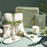 Self Care Gifts for Women – Luxury Get Well Soon Gift Basket with Blanket, Candle & Spa Set | Birthday, Christmas, Thinking of You Gifts for Mom, Sister, Friend, Wife