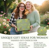 Self Care Gifts for Women – Luxury Get Well Soon Gift Basket with Blanket, Candle & Spa Set | Birthday, Christmas, Thinking of You Gifts for Mom, Sister, Friend, Wife